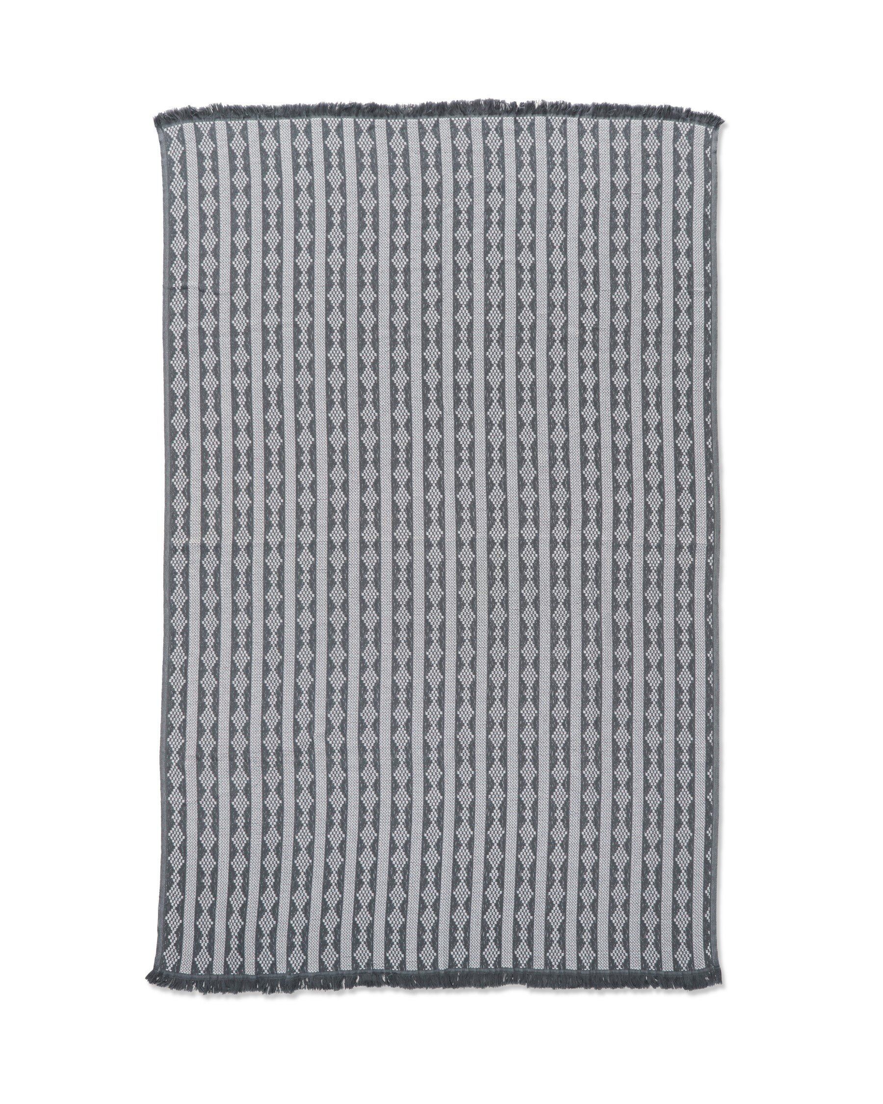 Rummy Blanket – Grey & White - Image 5