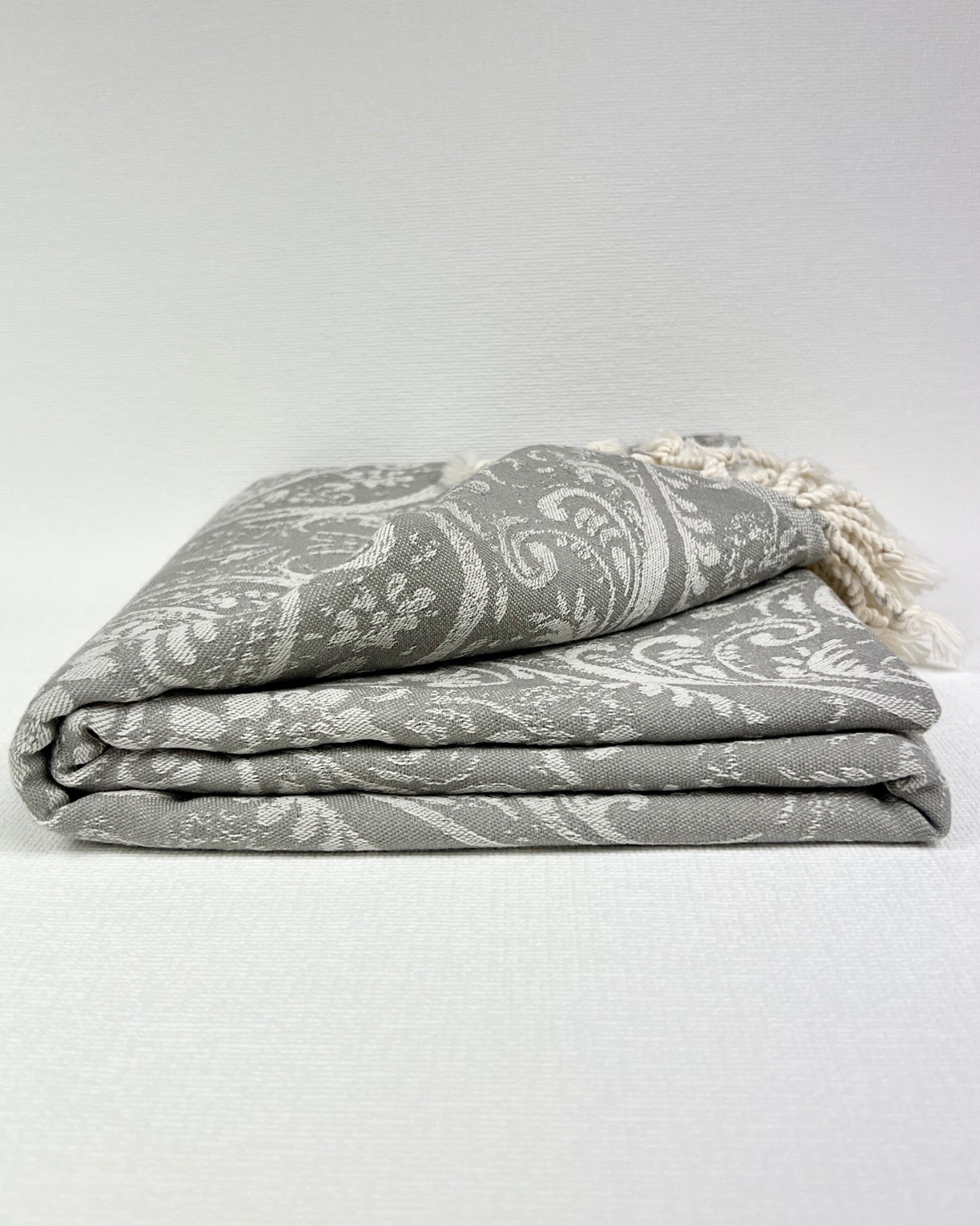 Eden Turkish Towel – Grey - Image 4